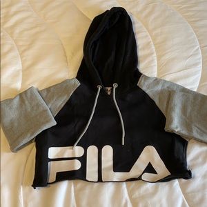 FILA Cropped Hoodie